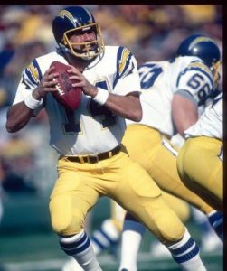 Dan Fouts for San Diego Chargers in 1980.