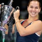 Dominika after Winning WTA Title in Singapore