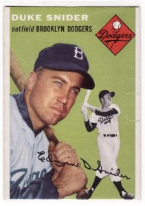 Duke Snider Baseball Card