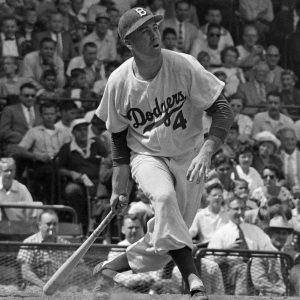 Duke Snider on the field