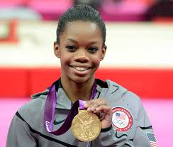 Gabby Douglas with medal