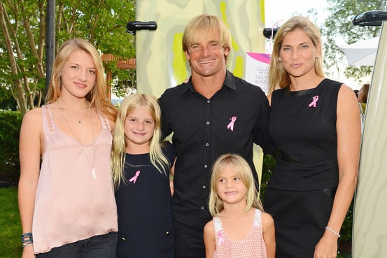 Gabrielle Reece with her family