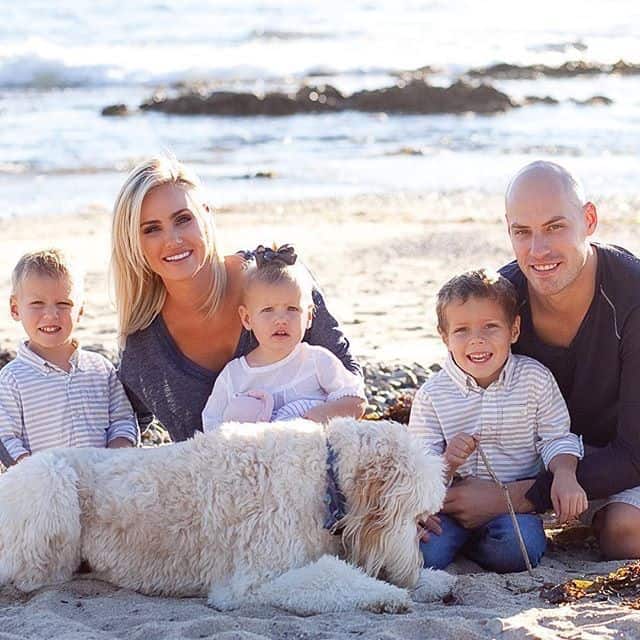 Getzlaf with his family