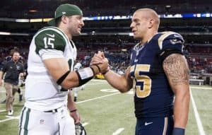 James Laurinaitis after the game against the New York Jets.