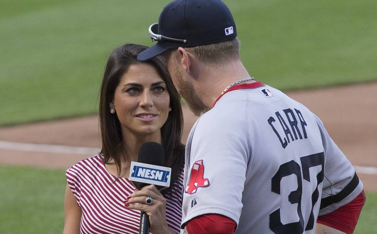 Jenny Dell NESN On-Field