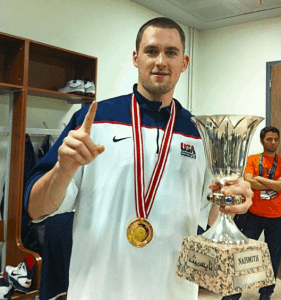 Kevin with 2010 Championship Gold Medal and Trophy