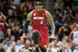LeBron James for the Miami Heat