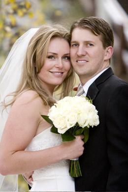 Lindsey Vonn & Thomas Vonn on their Wedding Day