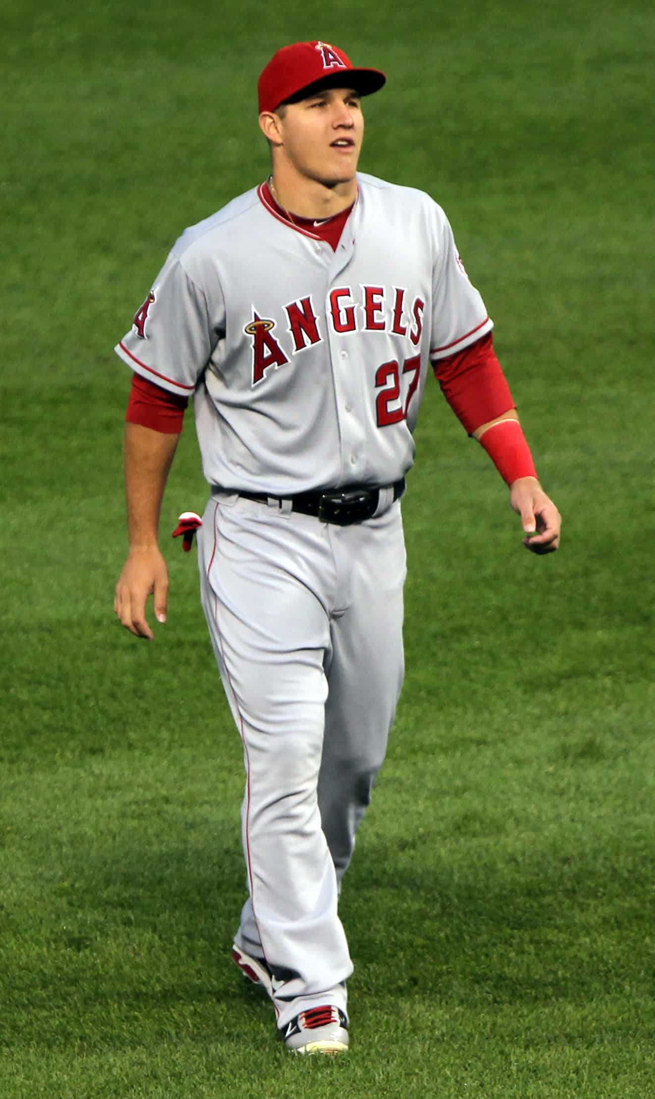 Mike Trout Walking