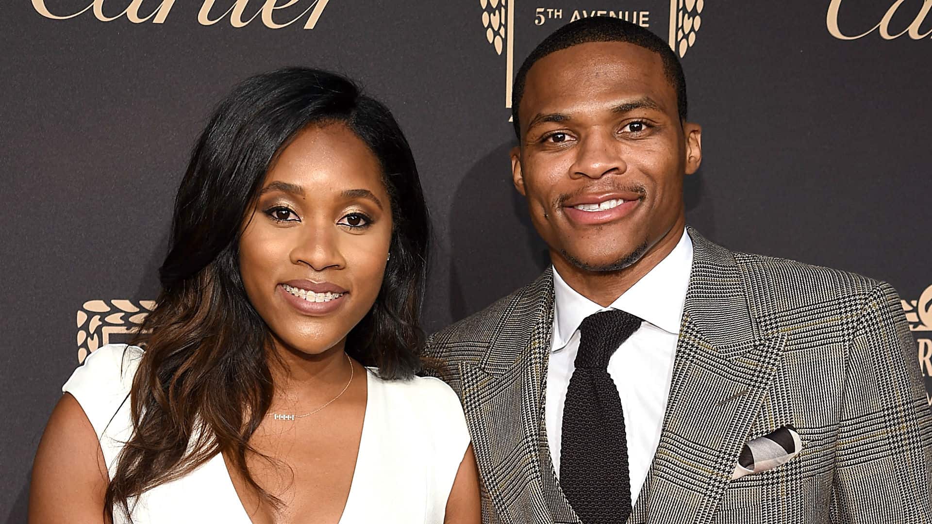 Nina Earl With Her Husband Russell Westbrook