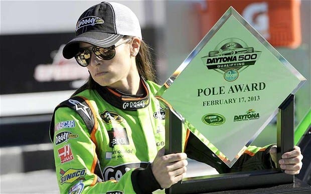 Patrick With Her Pole Award