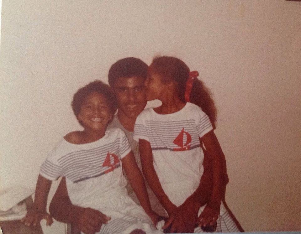 Rick with 2 sisters Jeanene and Sarah.