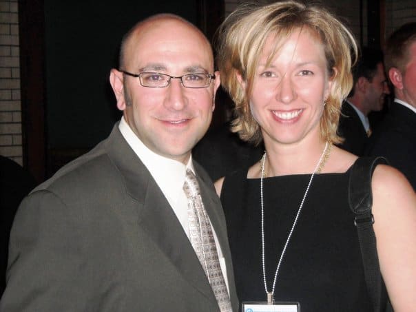 Rob Demovsky And His Wife Jessica