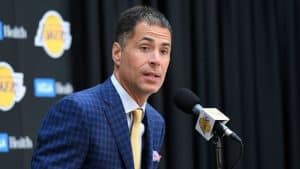 Rob Pelinka as LA Lakers General Manager.