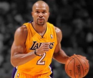 Rob Pelinka's client Derek Fisher.