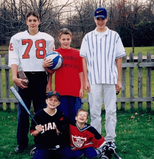 Rob with his family