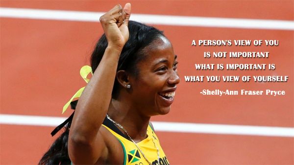 Shelly-Ann Fraser-Pryce about view