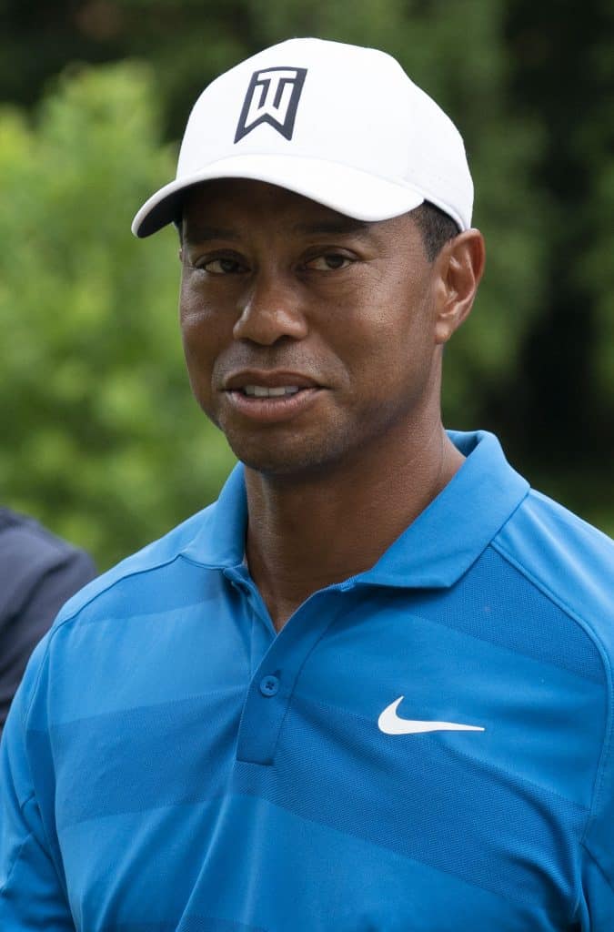 Tiger Woods Posing