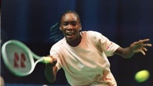 Venus Williams against Amy Frazer in 1995.