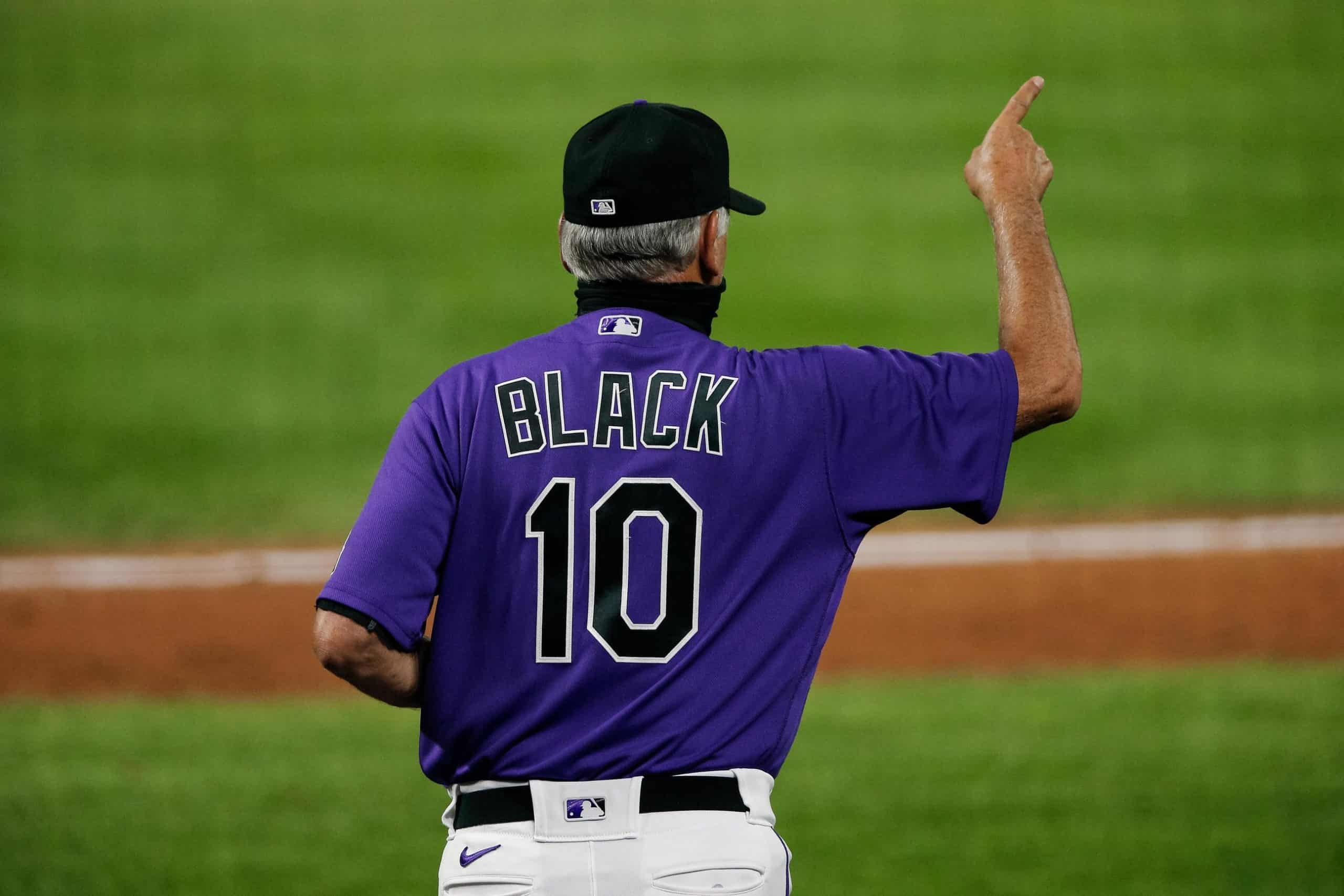 Bud Black and his lucky number 10.