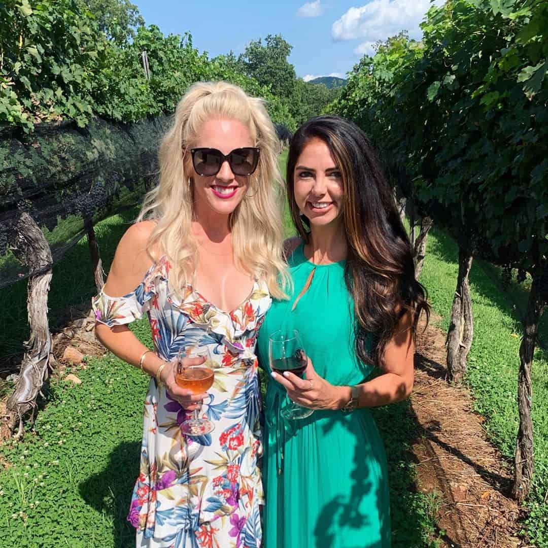 kelly crull with her friend 