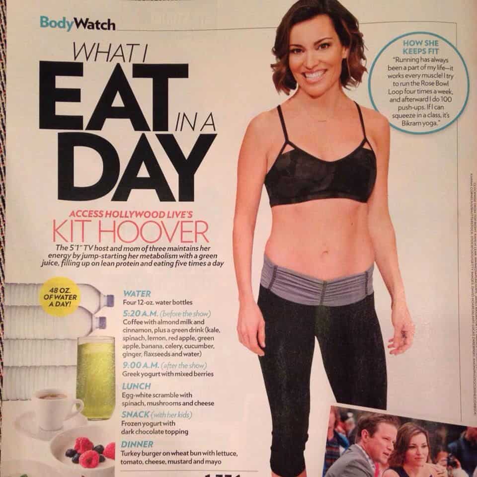 Kit Hoover on the Self Magazine's cover
