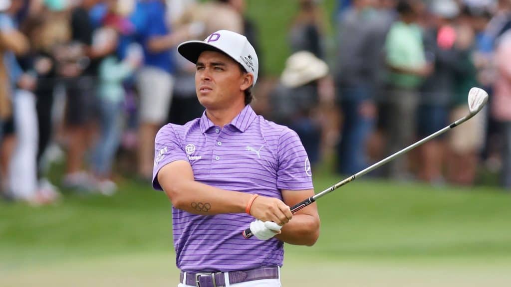 Rickie Fowler in golf course