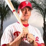A.J playing for Philadelphia Phillies