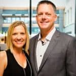 A.J.Hinch with his Wife Erin Hinch