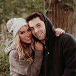 Baker Mayfield and Emily Wilkinson