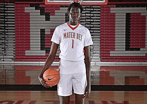 Bol Bol during his high school