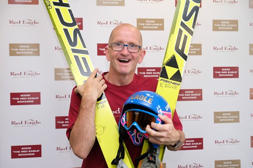 Eddie, the Eagle, an English ski-jumper