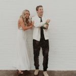 Emily and Baker celebrating there one year anniversary