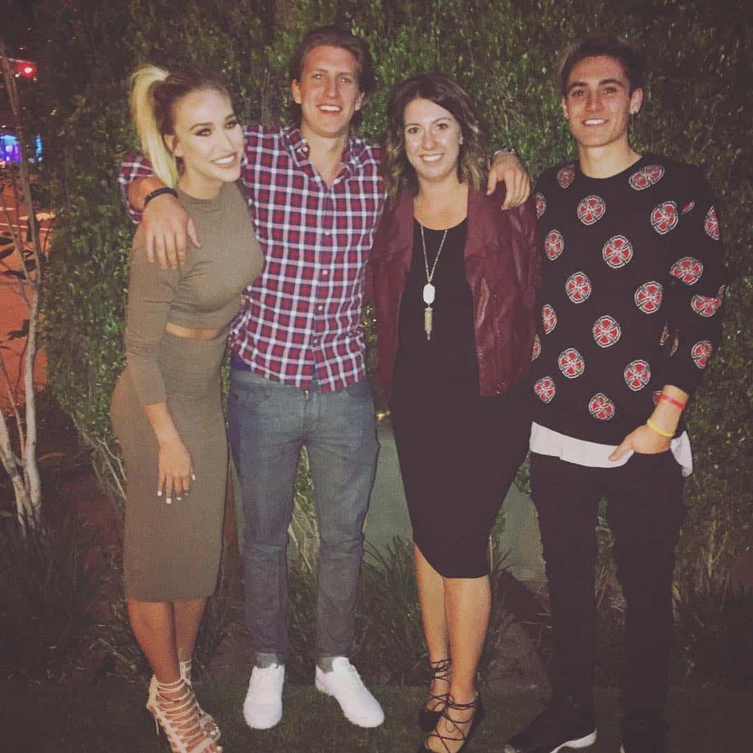 Emily with her siblings