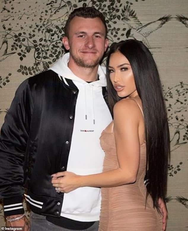 Johnny Manziel and Bre Teisi
