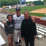 Locastro with his mom and dad
