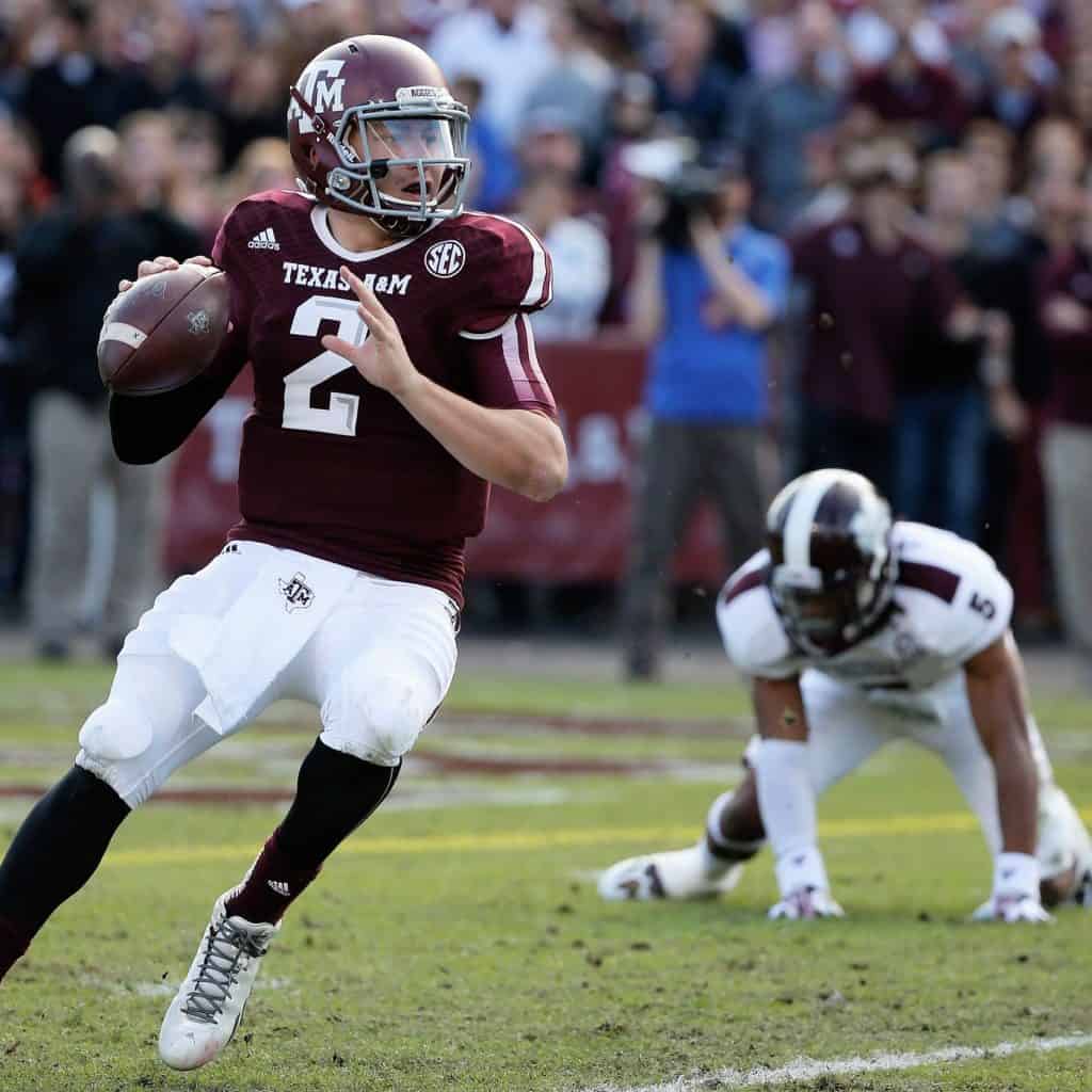 Manziel with Texas A&M