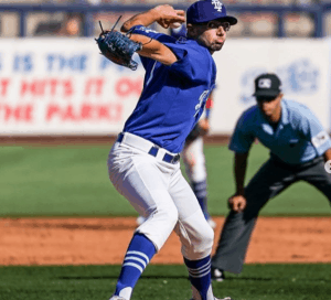 Devin Smeltzer On the ground for Dodgers