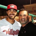 Ozzie Guillen With His Son