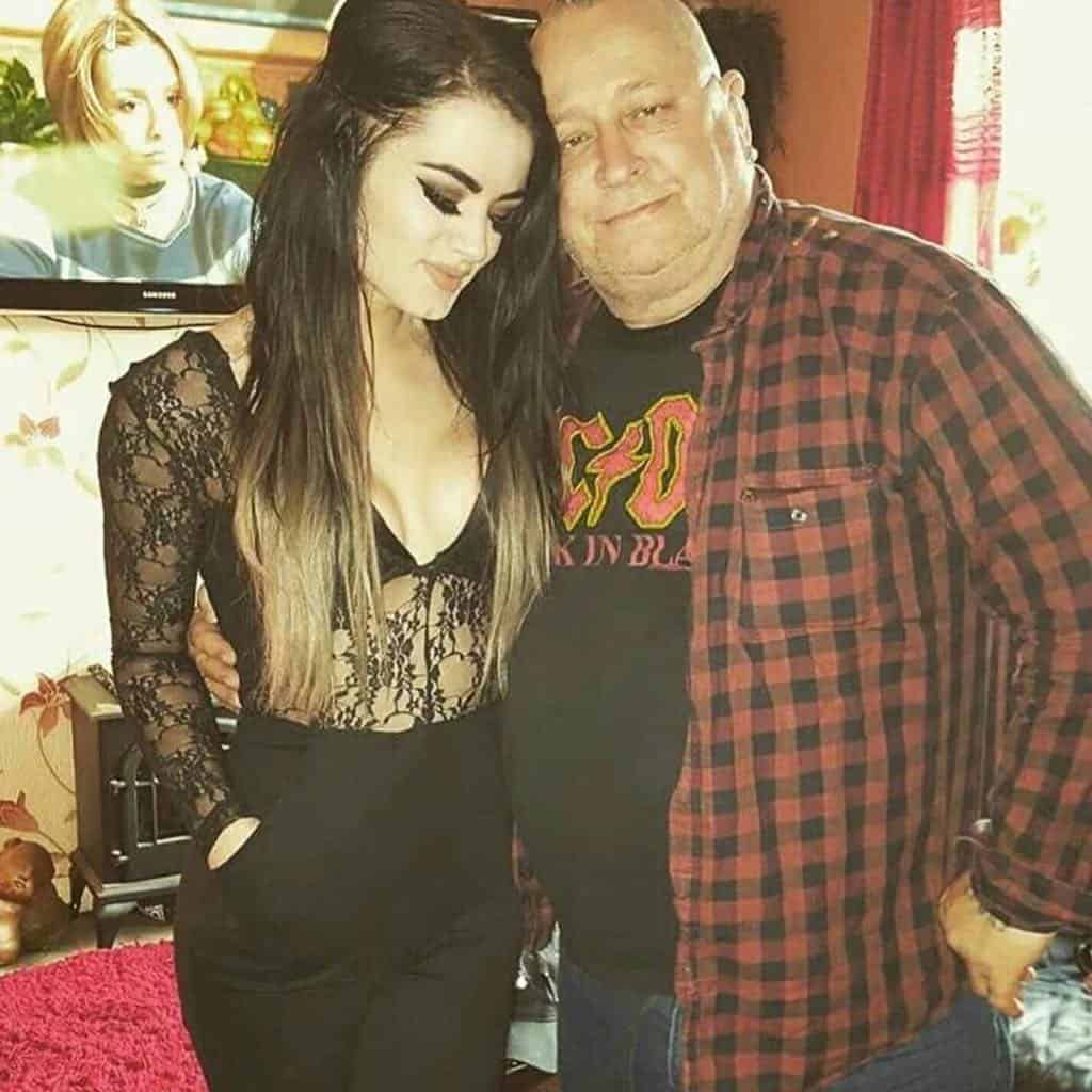 Paige with her Dad