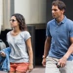 Rafael Nadal with his love