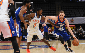 Musa playing for Long Island Nets