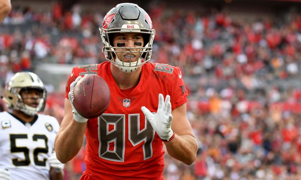 : 2018 Score #310 Cameron Brate Tampa Bay Buccaneers