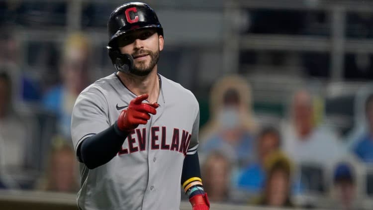 Tyler Naquin has been needed power bat for Cleveland Indians : Bode Plots