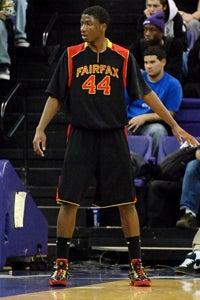 Hill Playing Basketball at FairFax