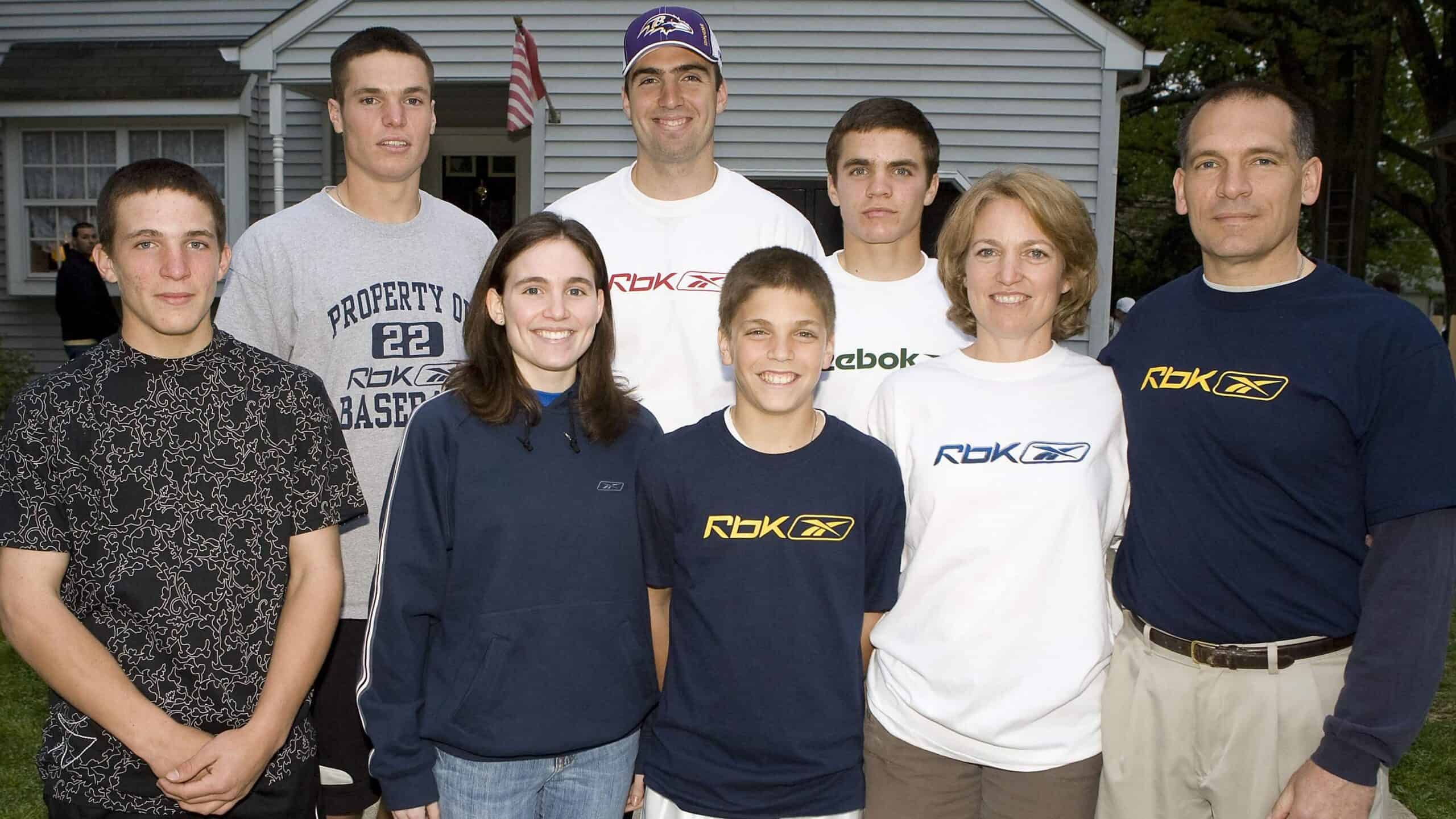 Joe Flacco With His Family