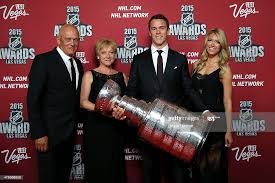 Jonathan Toews with family after winning the Cup