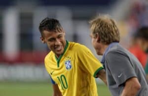 Jürgen Klinsmann with Neymar