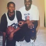 Miles with his Dad