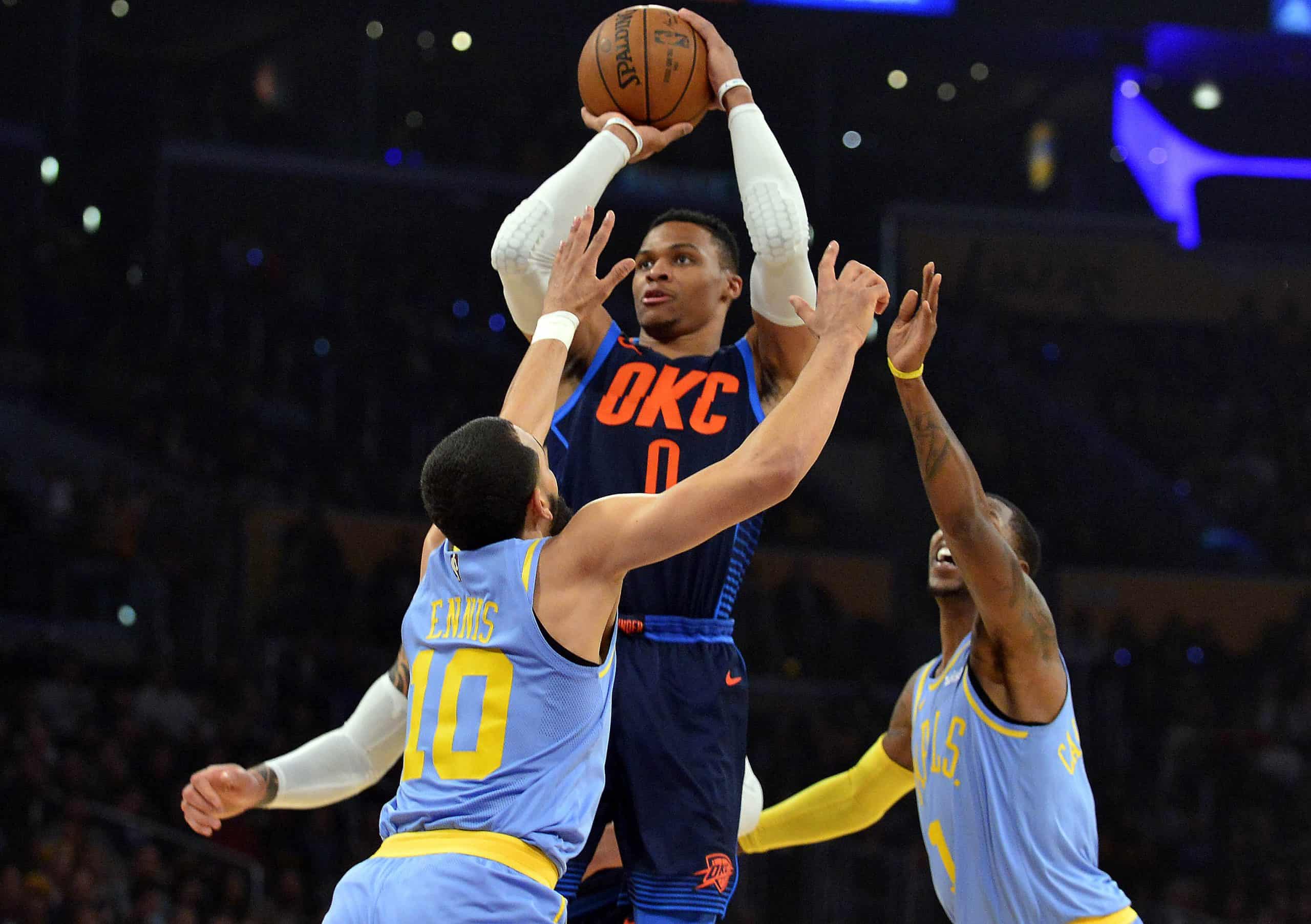 Russell Westbrook Playing For Oklahoma City Thunder